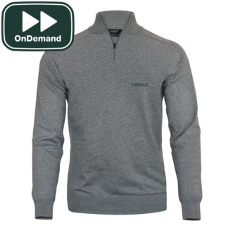 Tröja Brighton Grå 1/4-zip OnDemand