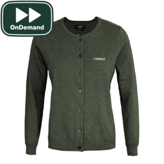 Tröja Brighton Cardigan dam olive OnDemand